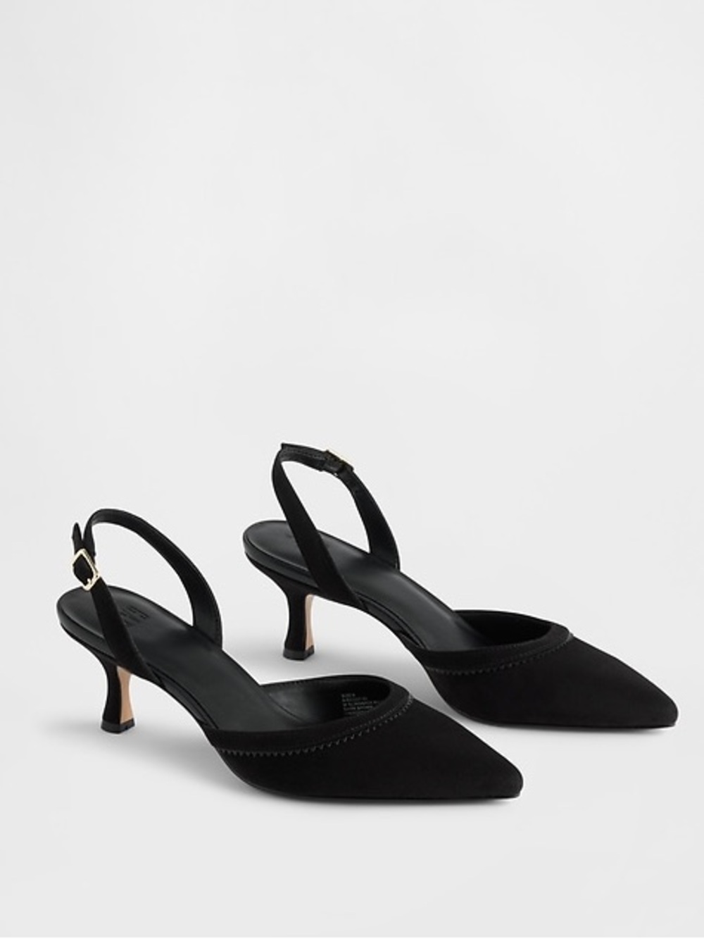 GAP Slingback Kitten Heel — Size 8 — Black NWOT